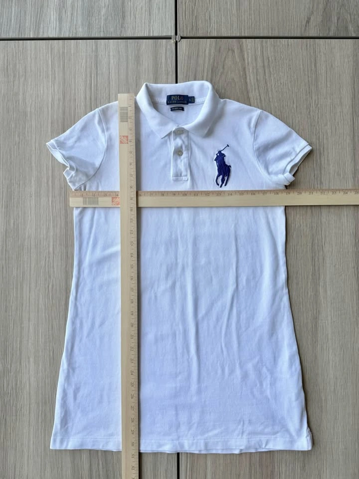 Polo Ralph Lauren Women’s White Big Pony Mesh Dress Shirt - Size - photo 4