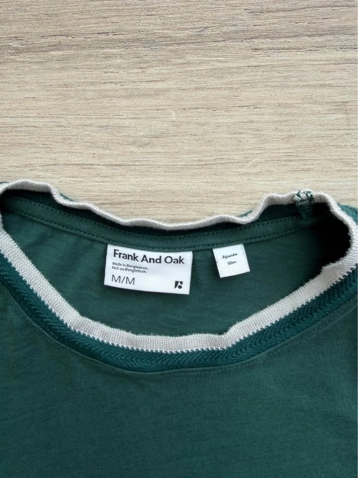 Frank And Oak Men’s Slim Fit Organic Cotton Pocket T-Shirt M - photo 2