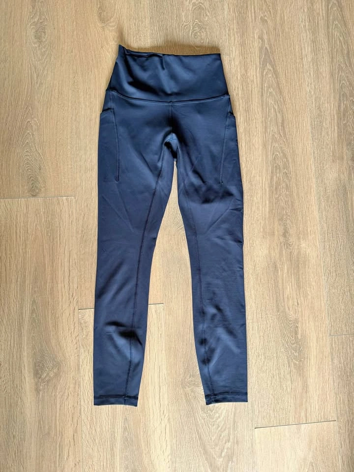 Lululemon Fast & Free High-Rise 25” Leggings Navy - Size 4