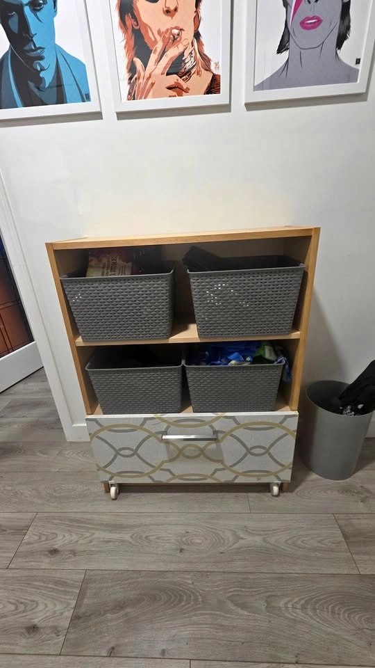 IKEA Bookcase with Decorative Drawer