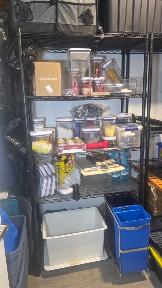 5 x DKELI Six-Tier Heavy-Duty Wire Shelving Units