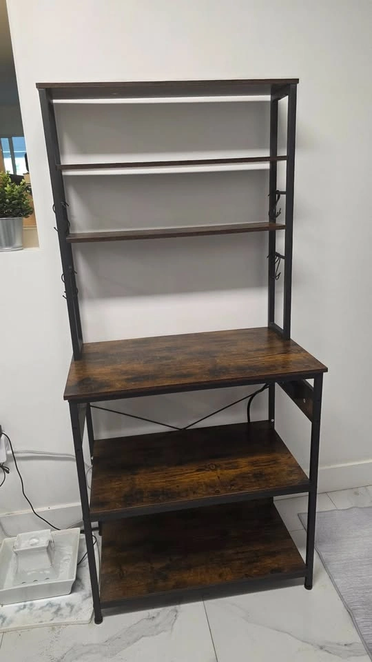 Shintenchi Rustic Industrial Baker’s Rack - photo 2