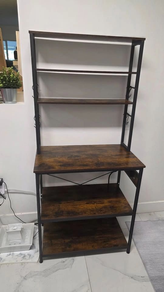 Shintenchi Rustic Industrial Baker’s Rack - photo 5