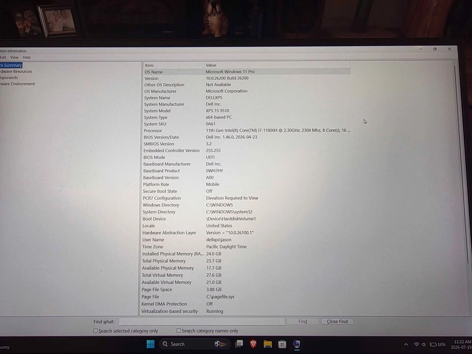 Dell XPS 15 Rtx 3050 24gb ram - photo 4