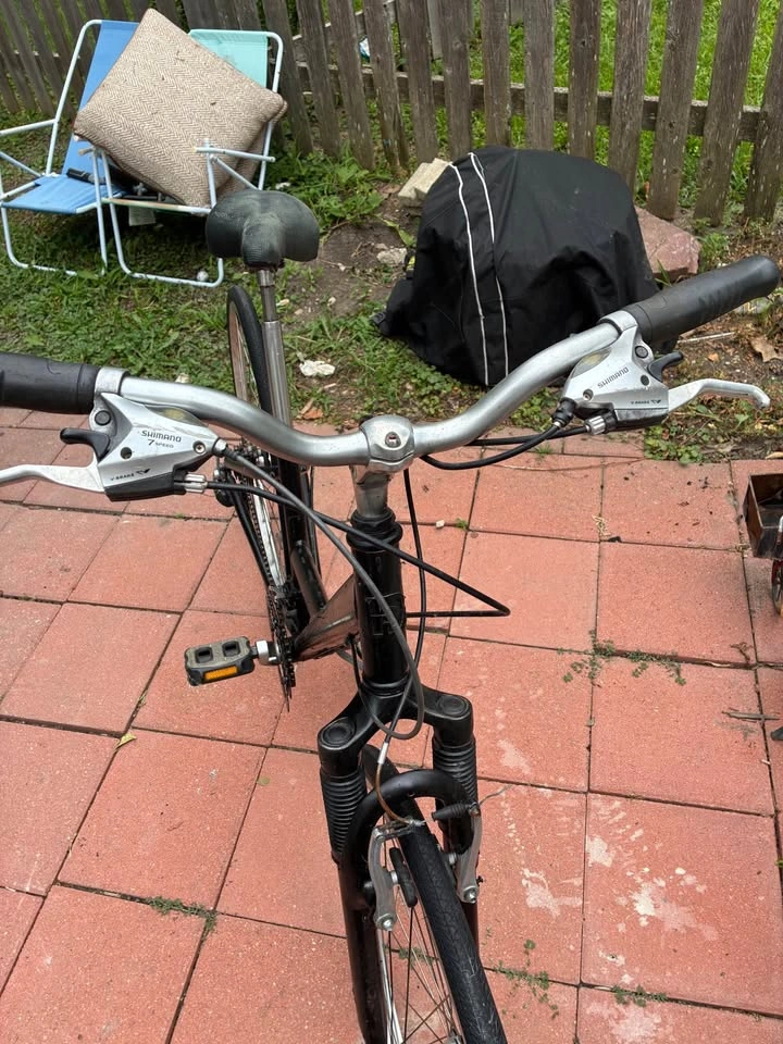 27 inch 7 speed hybrid bicycle - photo 3