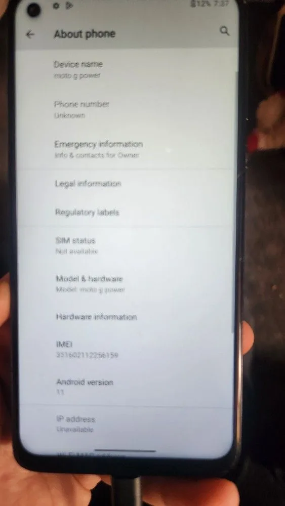 Moto G Power 2020 Phone thumbnail