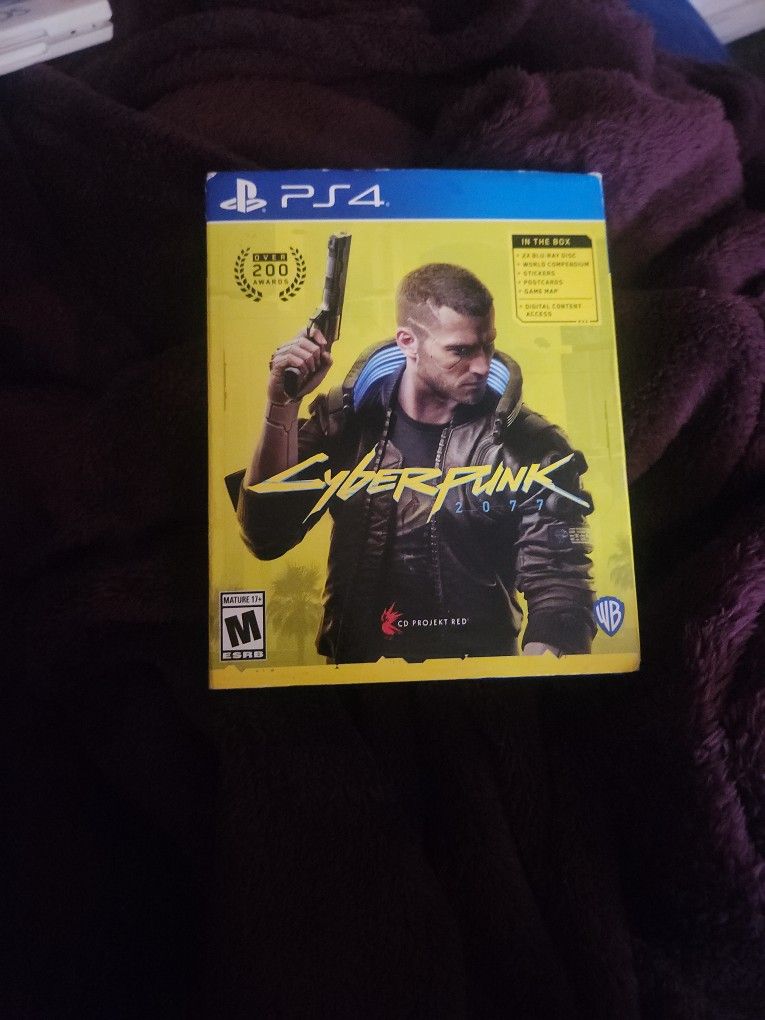 Cyberpunk 2077 Playstation 4 With Inserts