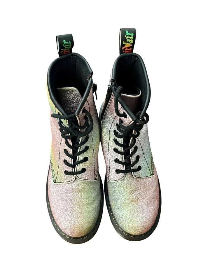 Dr. Martens 1460 Glitter Rainbow Combat Boots