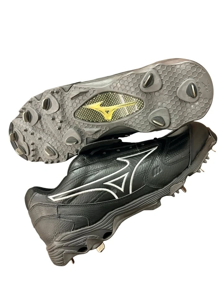 Mizuno 9-Spike Classic G4 Low Metal Baseball Cleats, Black - photo 5