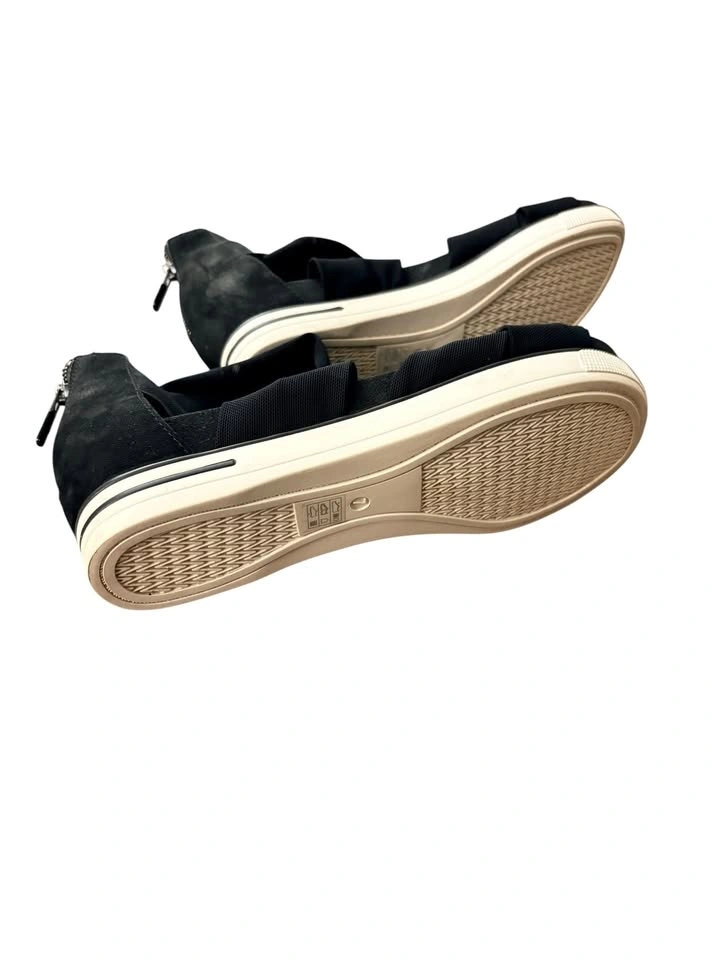 Eileen Fisher Zanya Mesh and Leather Back-Zip Sneaker Sandals - photo 3