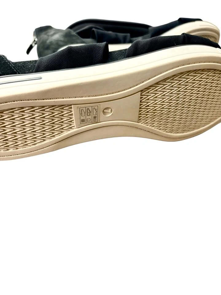 Eileen Fisher Zanya Mesh and Leather Back-Zip Sneaker Sandals - photo 4