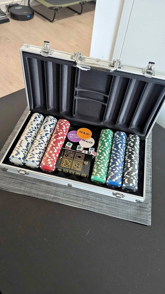 Poker Chip Set with Case (Unused)
