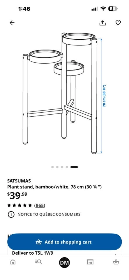 IKEA plant stand - photo 4