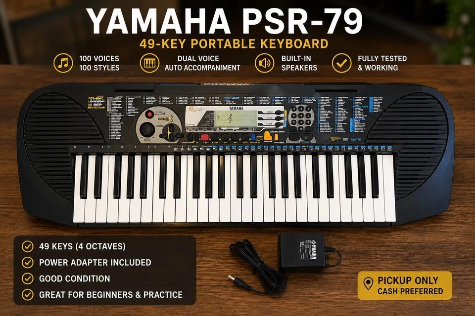 YAMAHA PSR-79 49 Key Portable Keyboard - photo 2