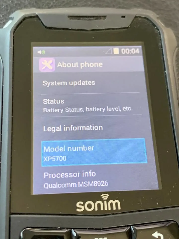 Mobile Cell Phone SONIM XP5700 Ultra-Rugged Phone - photo 3