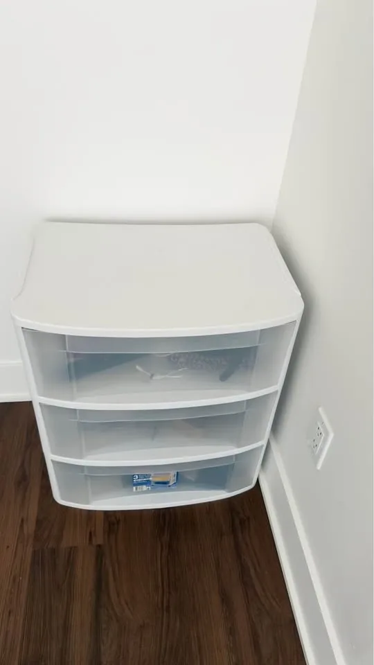 Sterilite wide 3 drawer - photo 2