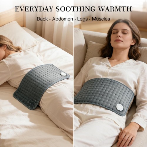 Heating Pad for Back Pain & Period Cramps 12" x 24" - photo 2