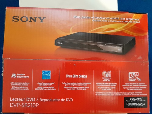 Sony DVPSR210P DVD Player Black
