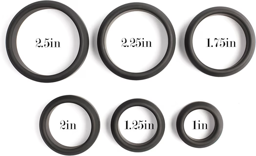 Premium Thick-Walled Silicone Ring Set - photo 5