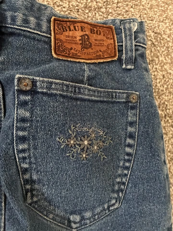 Blue Boy Embroidered Jeans - photo 3