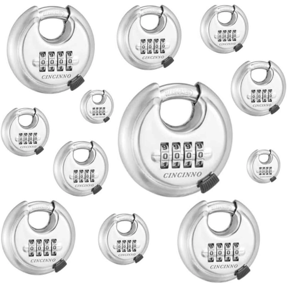 Disc Padlock lot of 12 - photo 3