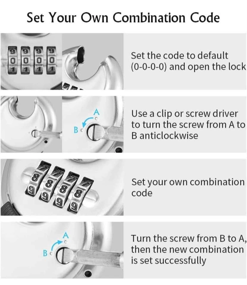 Disc Padlock lot of 12 - photo 4