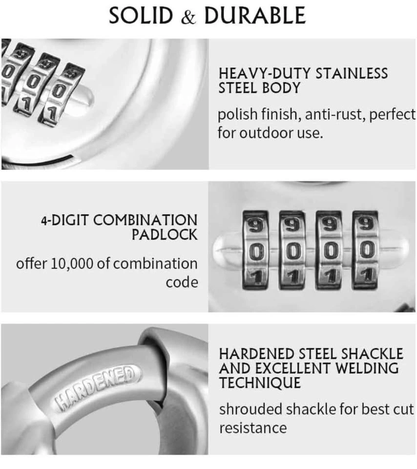 Disc Padlock lot of 12 - photo 5