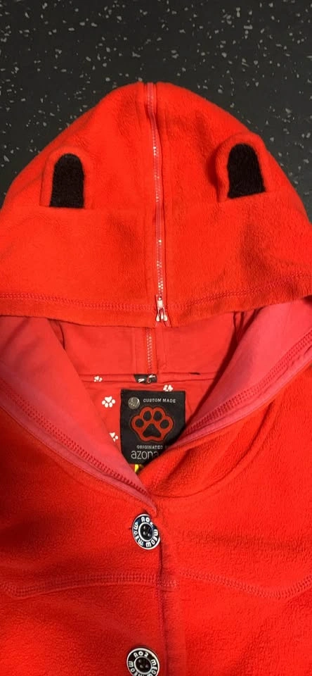 Unique custom made Fleece Cat Ear Hoodie - photo 2