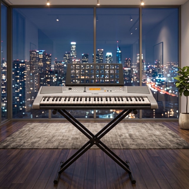 Yamaha PSR-E313 61-Key Digital Keyboard with Stand (Near-Mint) - photo 2