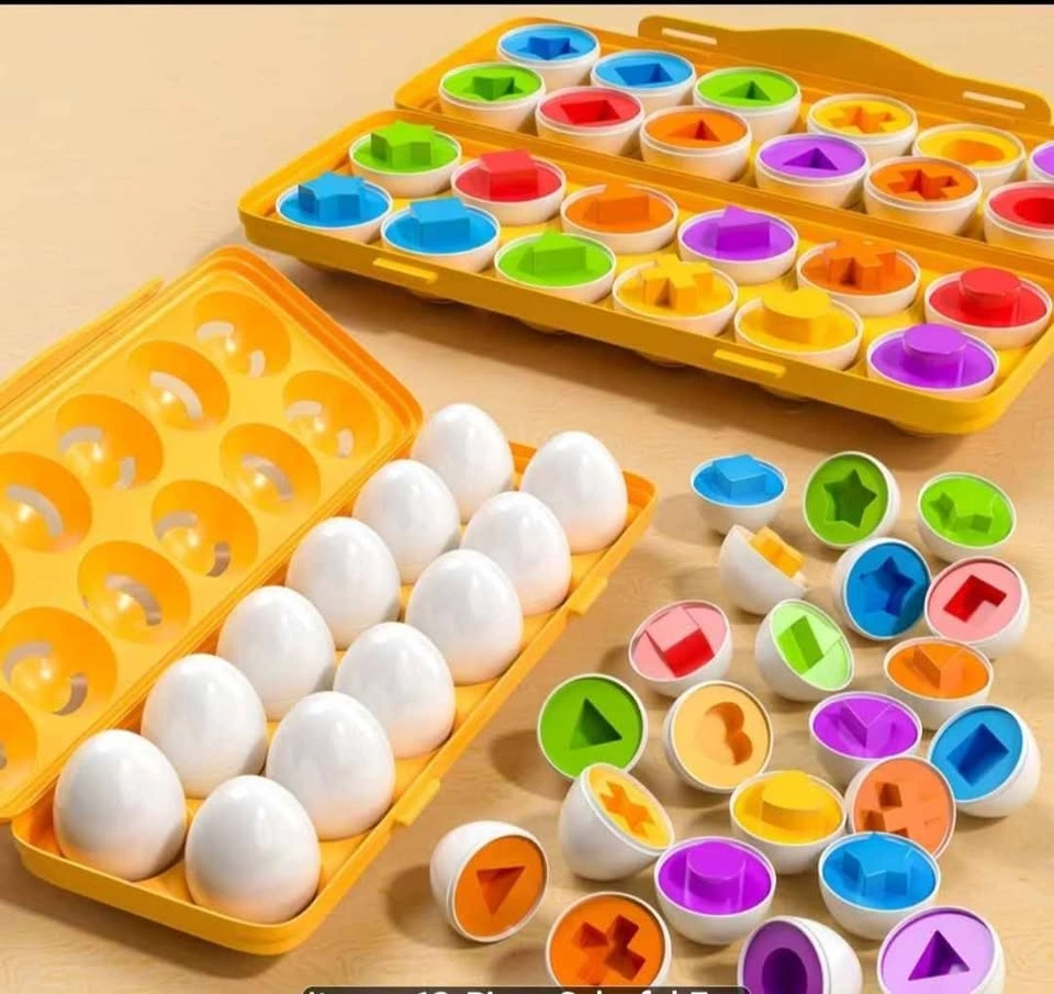 Color and Shape Matching Egg Toy Set - photo 5