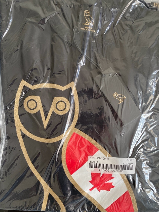 OVO Canada flag OG Owl shirt