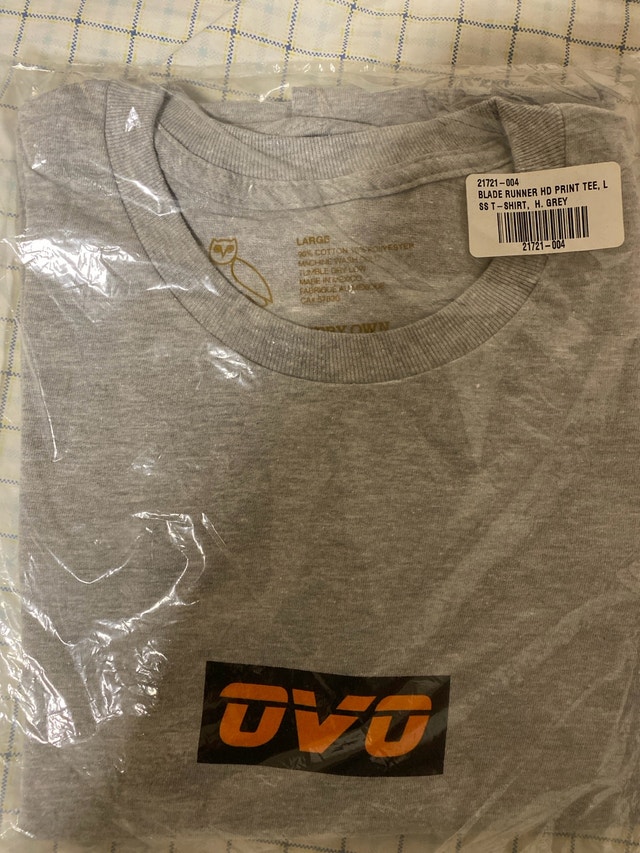 OVO grey runner shirt