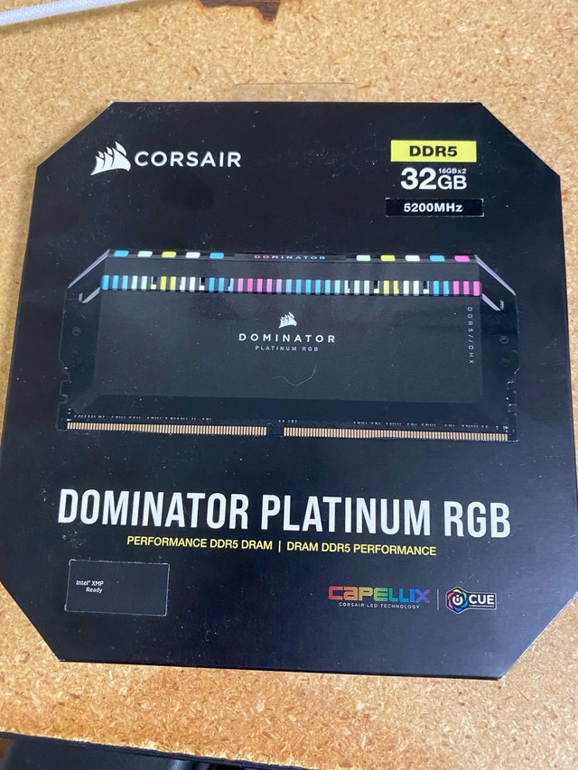 Corsair vengeance RGB DDR5 32GB