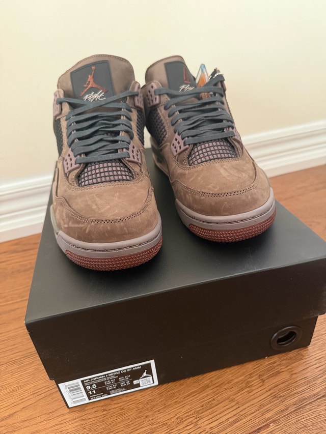 Jordan 4 AMM Dark Mocha size 9.5 - photo 2