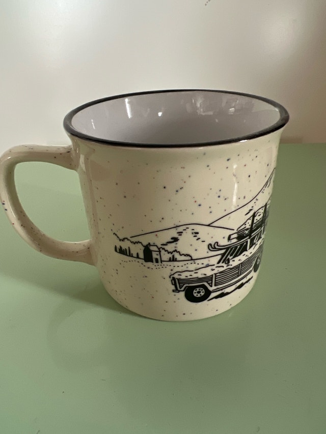 Winter Scene Speckled Mug