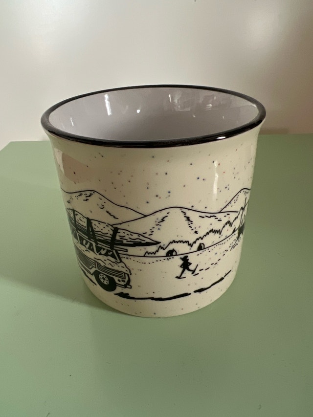 Winter Scene Speckled Mug - photo 2
