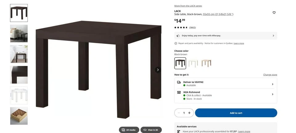 IKEA LACK - Side Table - photo 3