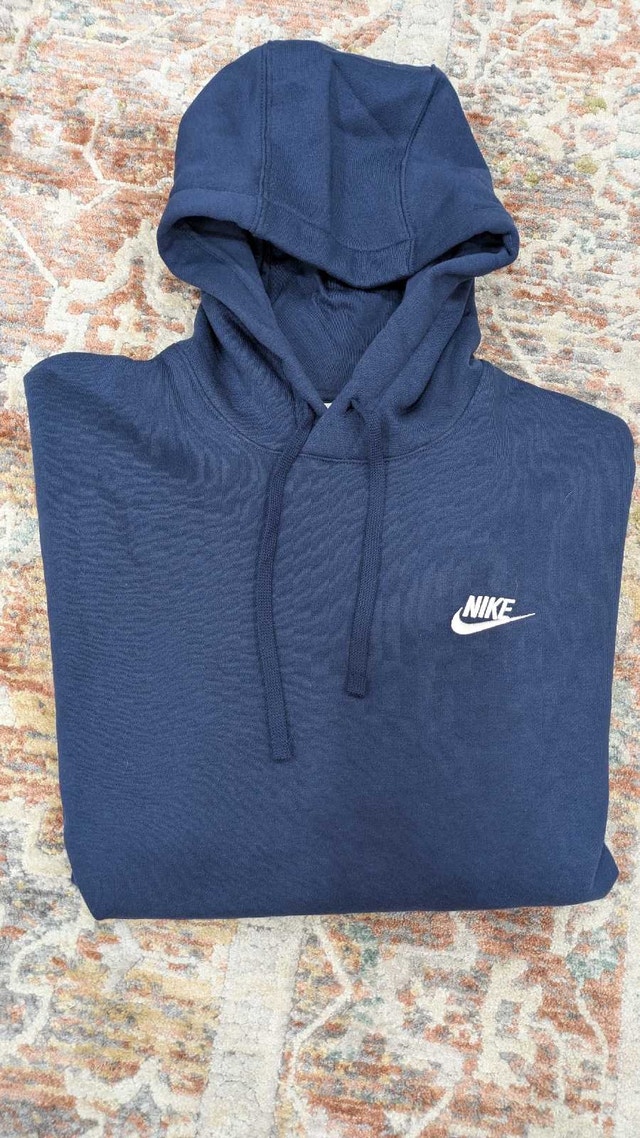 Nike Men's Pullover Hoodie, Navy, Medium