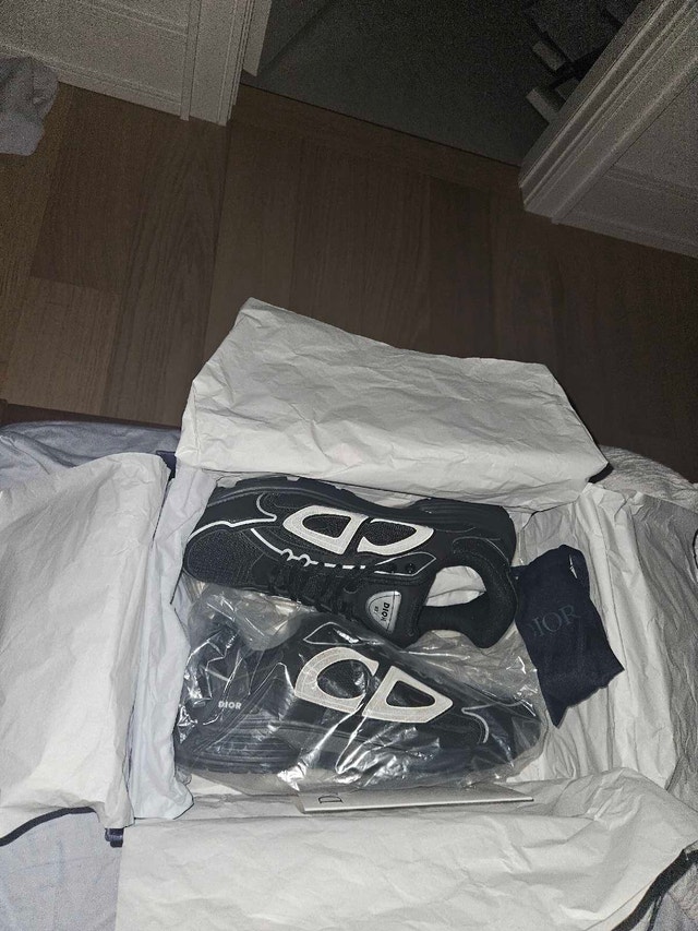 Dior B30 Sneakers - Black - Multiple Sizes Available