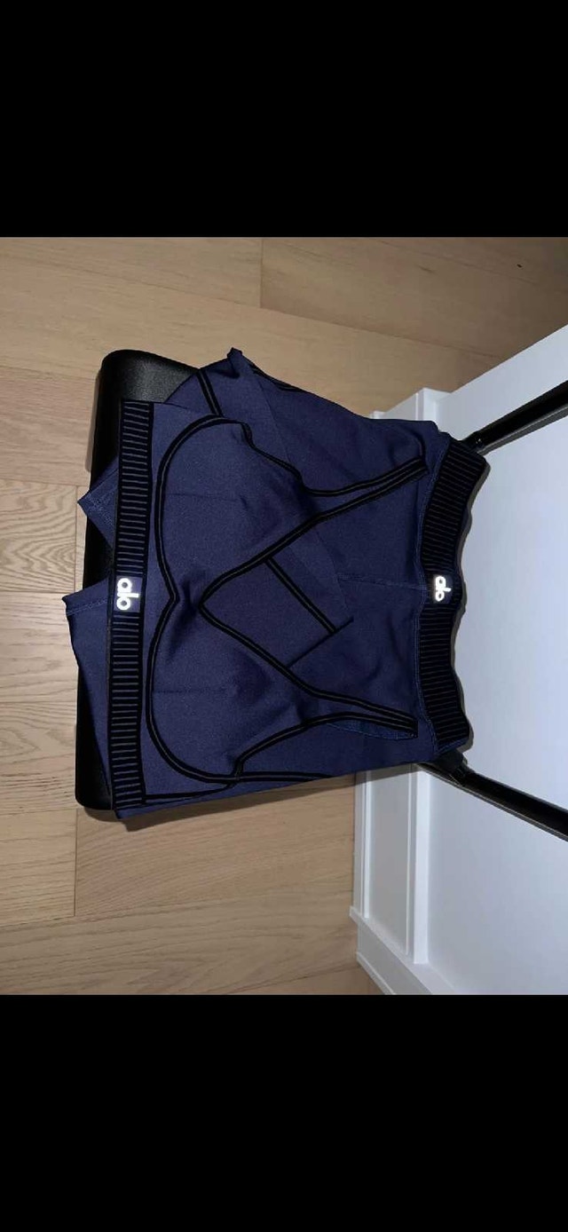 Alo Yoga Bra Top and bottom navy size medium