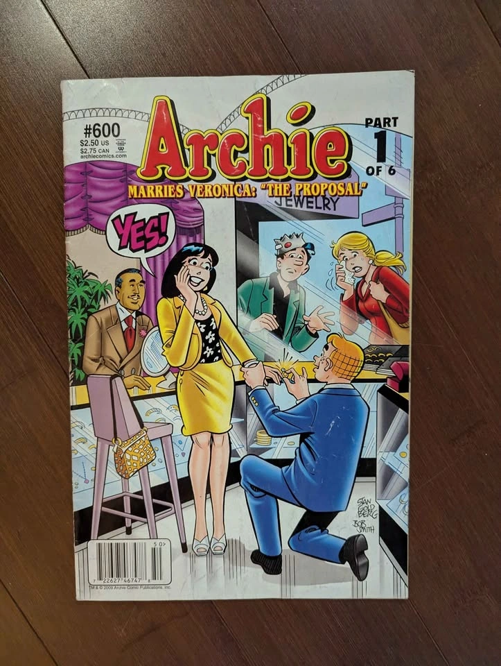 "Archie Marries..." Full Comic Set, Issues #600-605 - photo 2