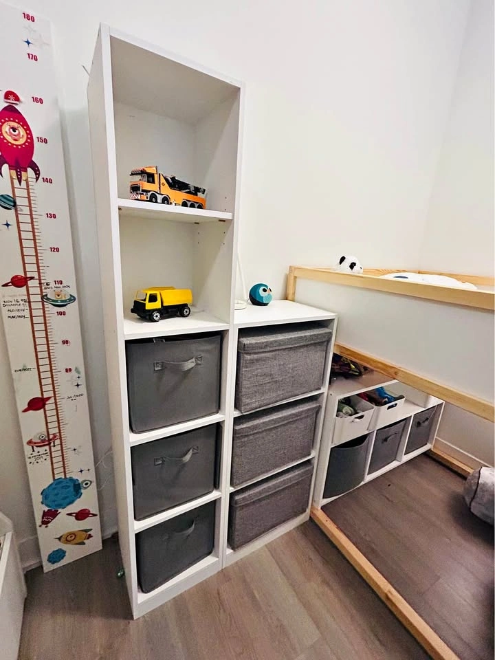 Kids Storage Unit with Bins – Custom Made