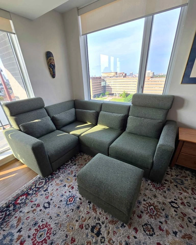 Cozey Neptune Modular Sofa with Storage & Ottoman (Leaf) - photo 2