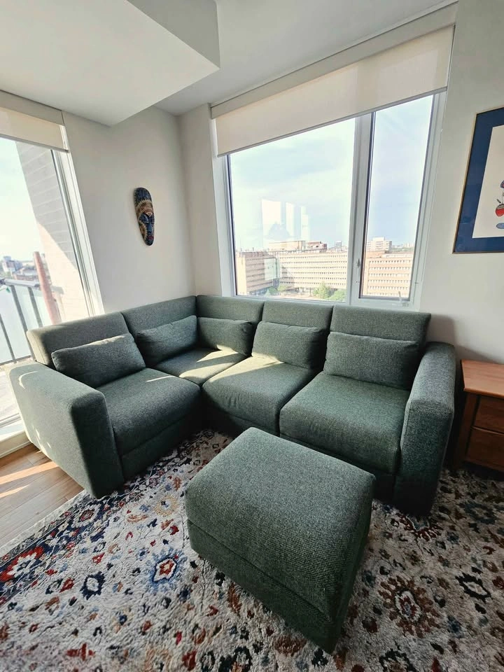 Cozey Neptune Modular Sofa with Storage & Ottoman (Leaf) - photo 3