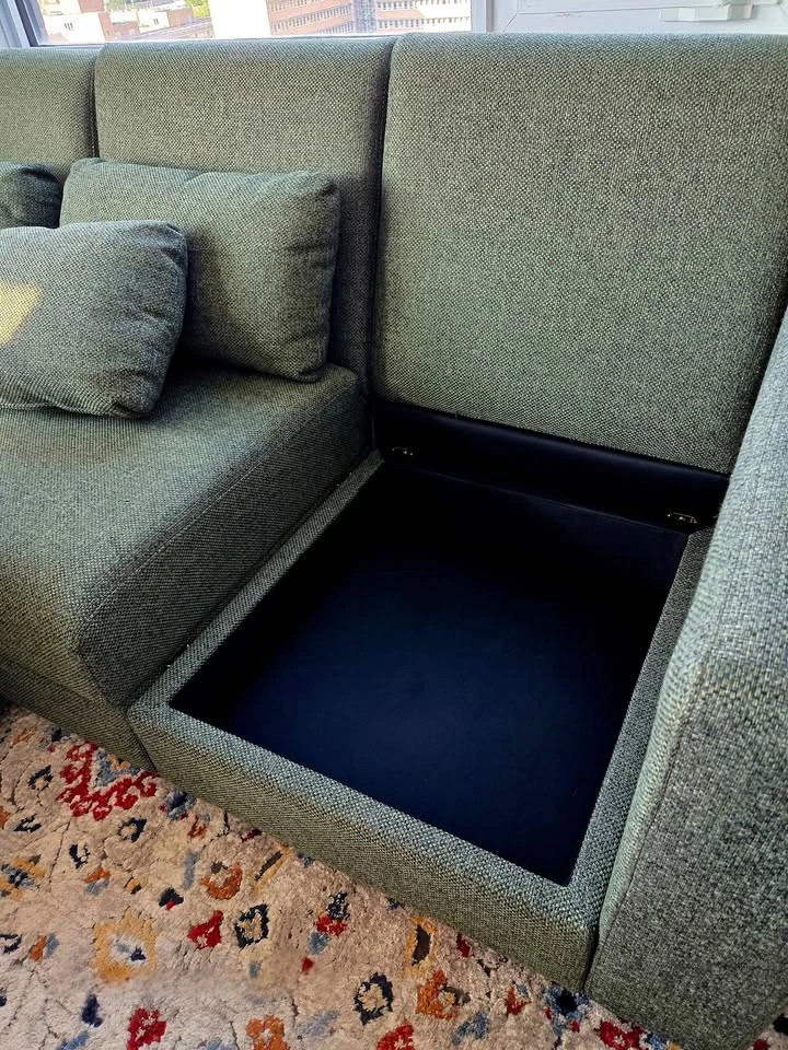 Cozey Neptune Modular Sofa with Storage & Ottoman (Leaf) - photo 4