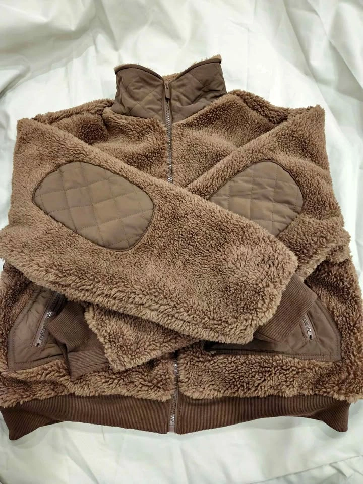 Alo Yoga Sherpa Jacket – Brown – Size Large