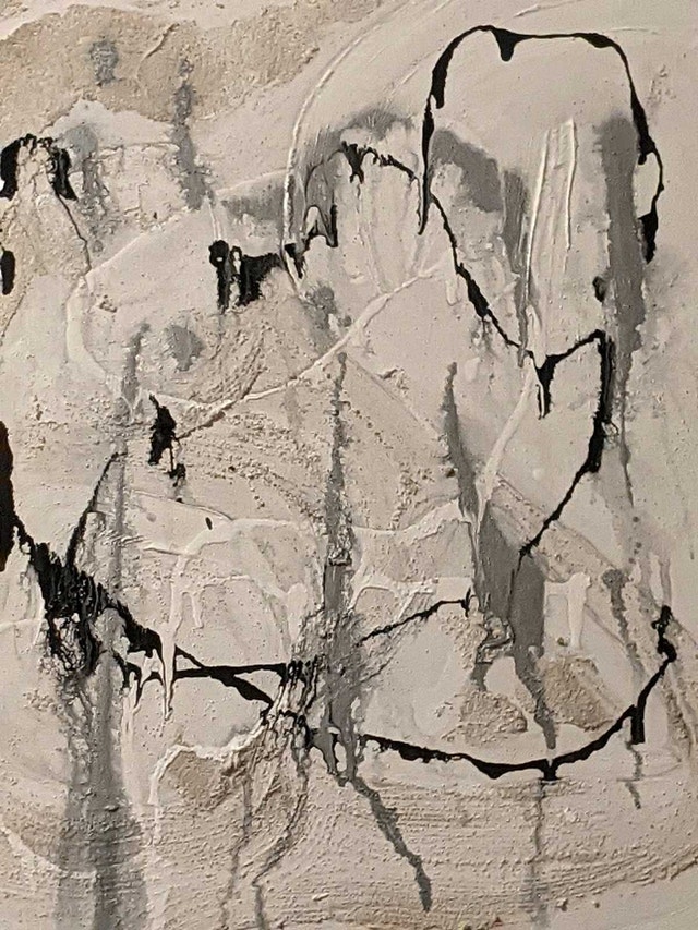 Abstract Canvas Painting - photo 2