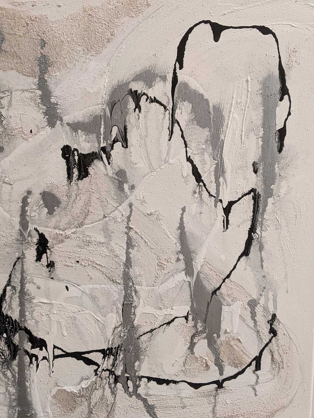 Abstract Canvas Painting - photo 4