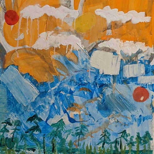 Abstract Nature Painting