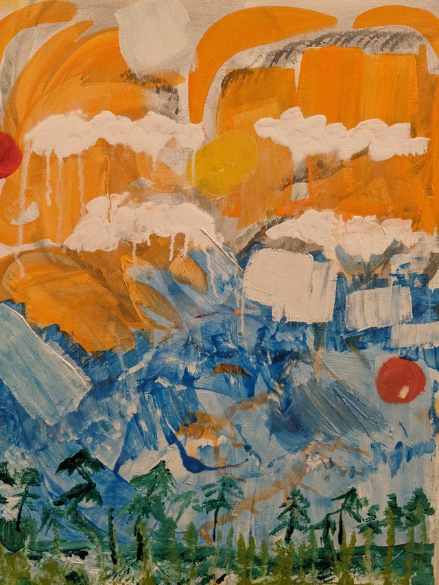 Abstract Nature Painting - photo 2